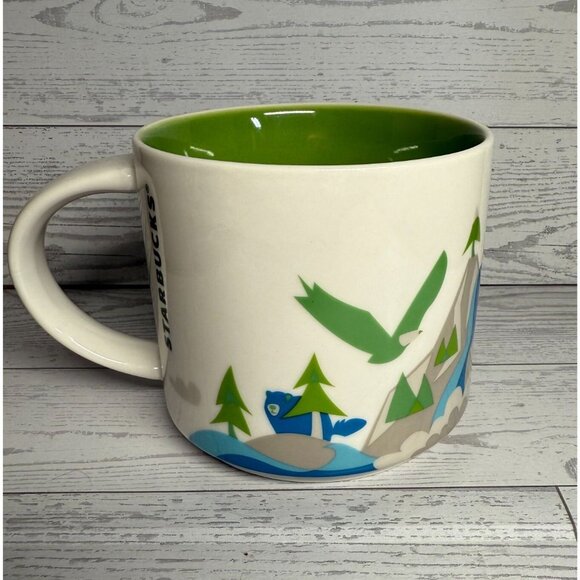 Starbucks Vancouver Island You Are Here Collection 2015 Coffee Mug 14oz - Picture 5 of 6